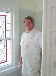What's a post about paint without a picture of one of our painters.  These guys have worked the last 2 weekends.  Props.